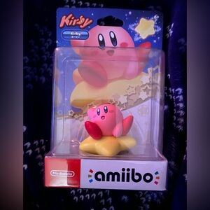 Nintendo Kirby Amiibo with Pink and Red Accents